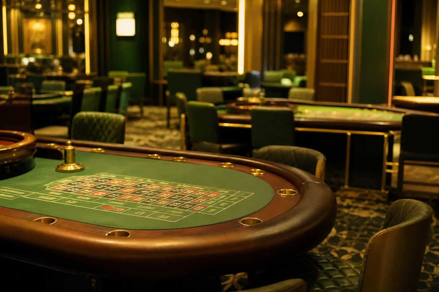 Table and live game categories in an Lucky Ones Casino-style lobby