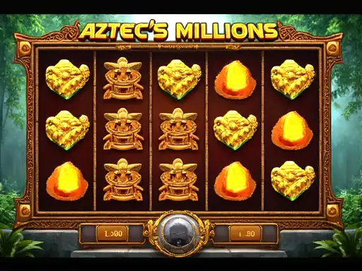 Aztecs Millions pokie artwork at Lucky Ones Casino