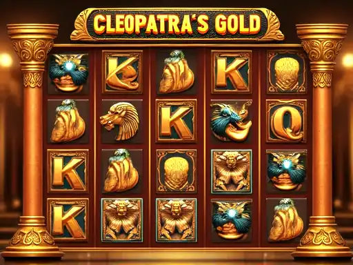 Cleopatra's Gold pokie artwork at Lucky Ones Casino